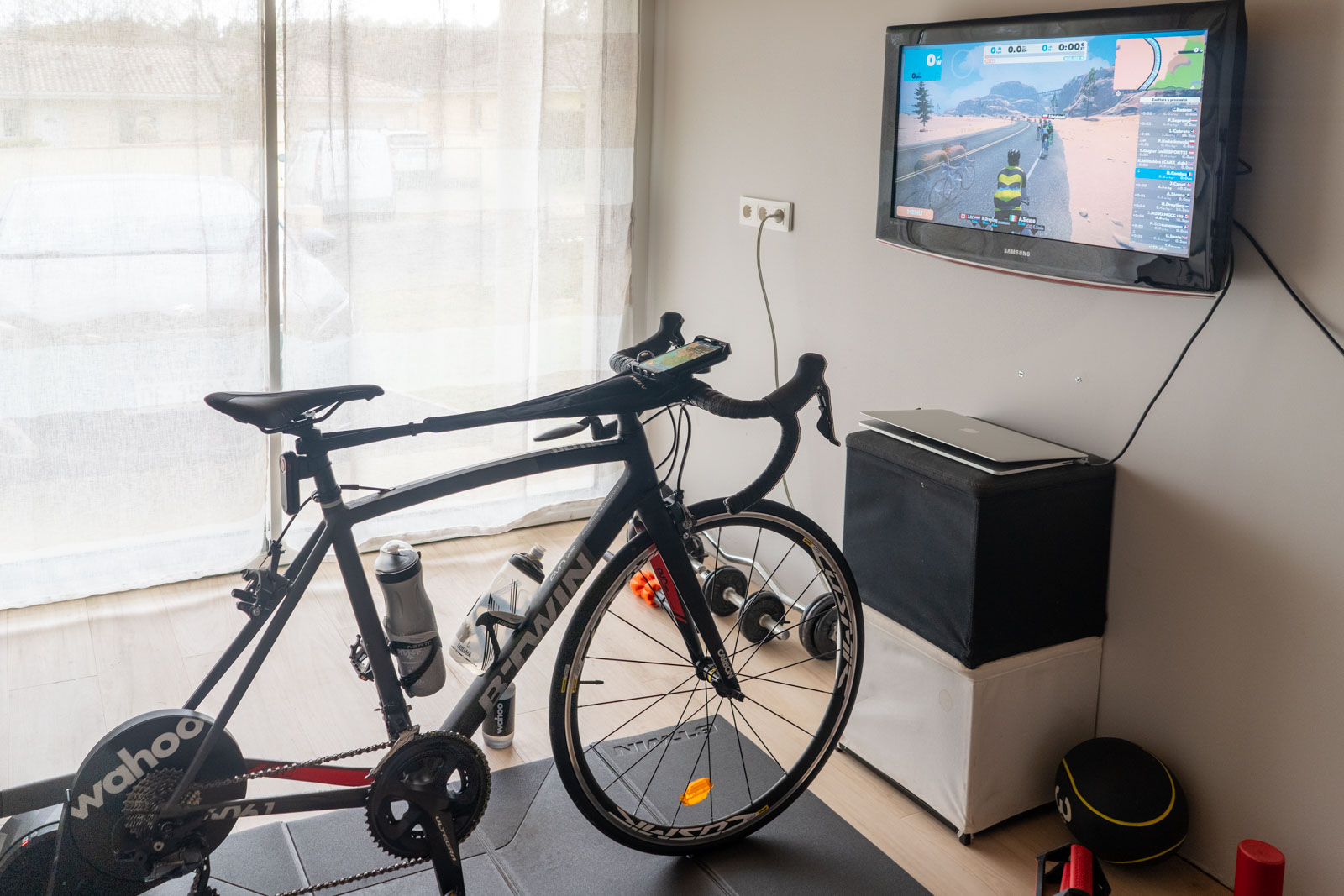 Setup home-trainer